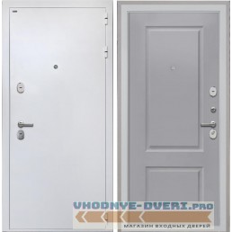 Дверь Интекрон Колизей White Альба эмаль RAL-7037 (Пыльно серый)
